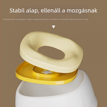Macska itatótál úszó tengeri csillag dizájnnal, cseppmentes, nagy kapacitású, műanyag