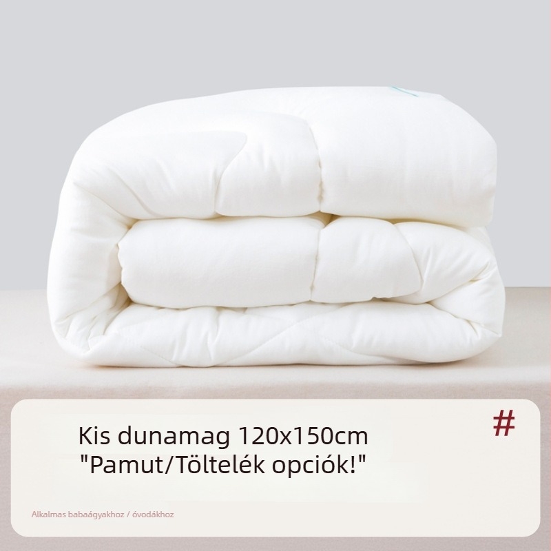 Csecsemő-óvodai paplanmag 1–3 jin töltet, selyem-pamut keverék, anyaga: kémiai rost, tavasz–ősz, 0–6 éveseknek, Modell YMF