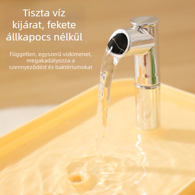 Háziállat itató, 1.5 L kapacitással, automata macskavíz-ellátó, csendes keringő víz, PP anyag