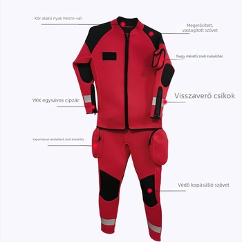 HYJW-008 Vízi mentő készlet sisakkal, mentőcsizmával, kessel és kötéllel