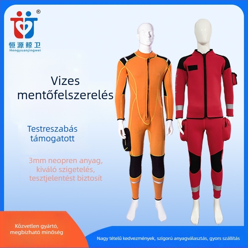 HYJW-008 Vízi mentő készlet sisakkal, mentőcsizmával, kessel és kötéllel