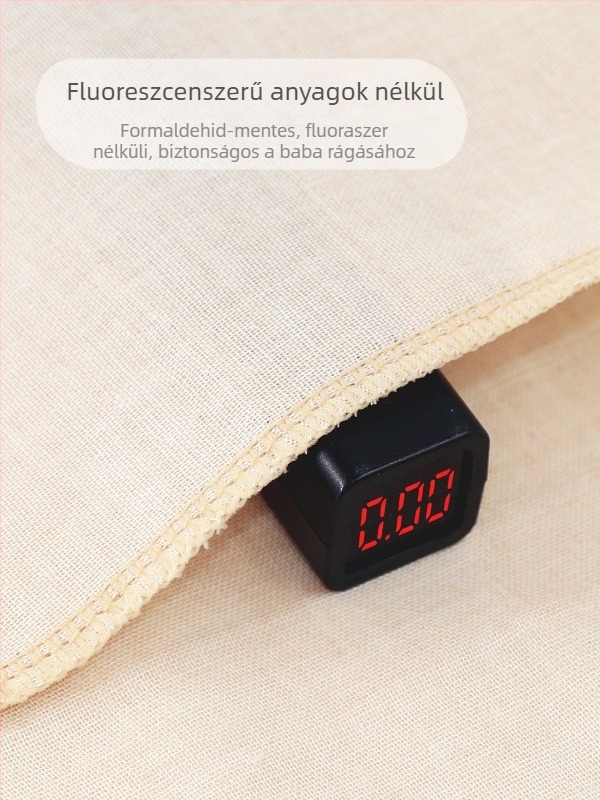 Baba arctörölköző géz anyagból, 4 réteg géz, pamut 95%+, nedvszívó