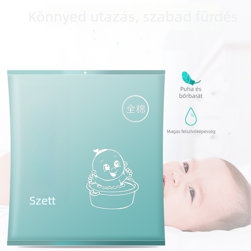 Baba törölköző készlet pamutból viszkóz fonallal, 50-80 g/darab, Golden thread