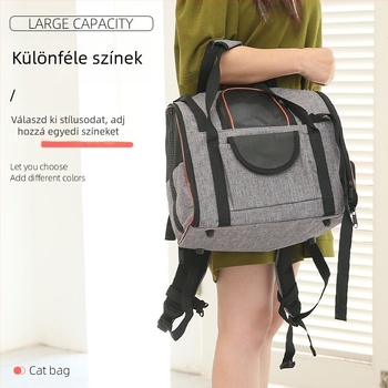 Lunguigi PVC kisállat hátizsák, színazonos mintázat, közepesen kemény szerkezet
