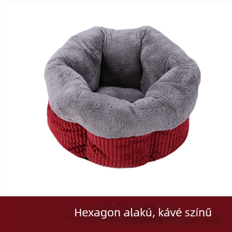 Kutyáknak szánt textilből készült kisállatfészek – kategória: fészek; anyag