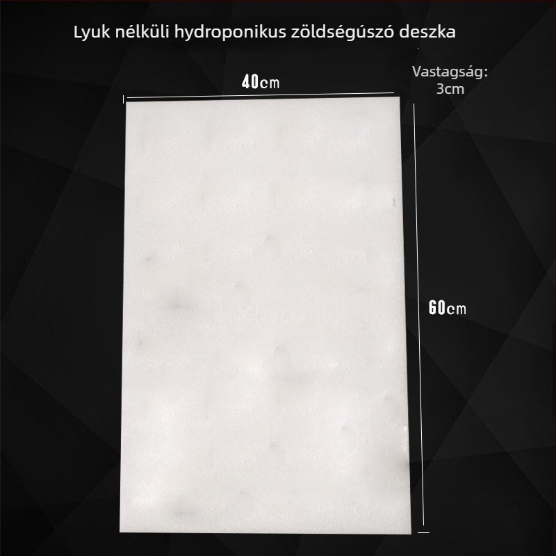 Hidropónikus úszó ültető tábla hal- és zöldségszimbiózishoz – műanyag, növény-támasz és kert dekoráció, Fukai Green View