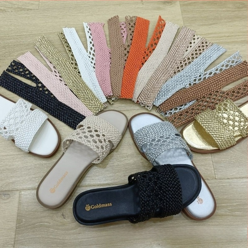 PU felső rész anyag — Modell GMS-055 — Márka Golden Wheat Ears — Alkalmas szandálokhoz, mindennapi cipőkhöz és papucsokhoz