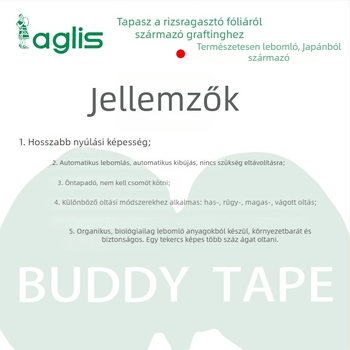 Oltási szalag, ragasztó rizspapír, oltó membrán, aglis
