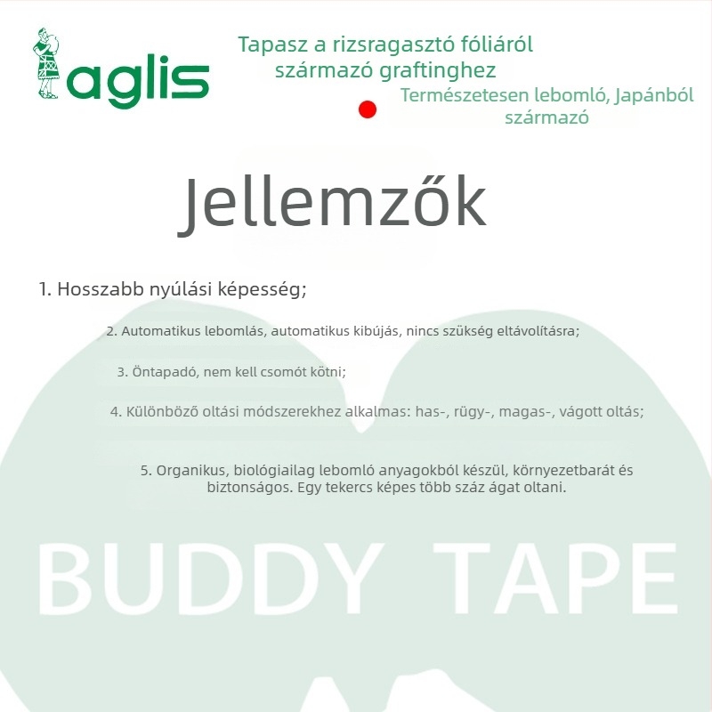 Oltási szalag, ragasztó rizspapír, oltó membrán, aglis
