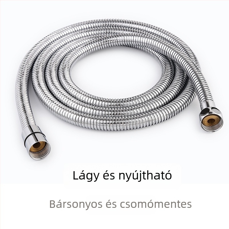 Rozsdamentes acél zuhanycső (kézi telepítés; nominális nyomás 0.5; működési hőmérséklet 70; modern minimalista stílus)