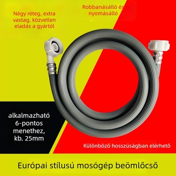 Mosógép vízbevezető–kivezetőcső — PVC, Mufan márka, testreszabható feldolgozás