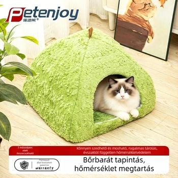 Pedi Bear plüss macska barlang és állat sátor – zárt, meleg, négy évszakos használathoz