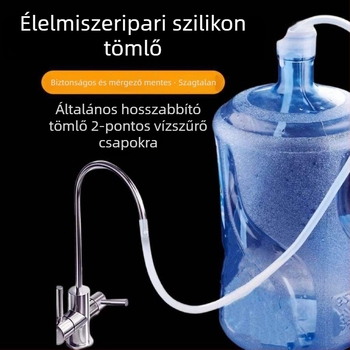 Háztartási felhasználású víztisztító bemeneti cső, kompakt csappal és átlátszó rugalmas csővel (CE tanúsítvány)