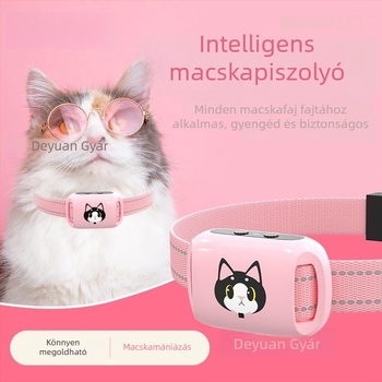 Intelligens nyakörv kisállatok számára, ugatásgátló funkcióval, automatikus ugatáscsillapítás, gumírozott anyag, általános használat, hazai gyártás