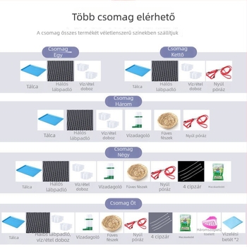 Fém nyúlketrec kisállatok számára, Eredet: Kína, Import: Nem, Márka: Egyéb, Háziállat fészek