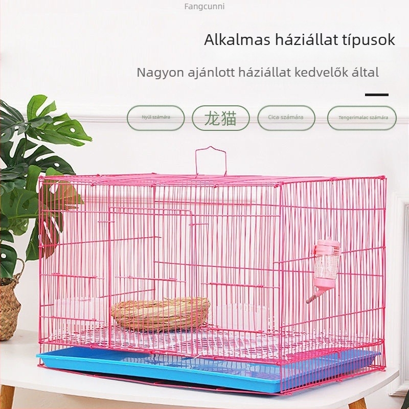 Fém nyúlketrec kisállatok számára, Eredet: Kína, Import: Nem, Márka: Egyéb, Háziállat fészek