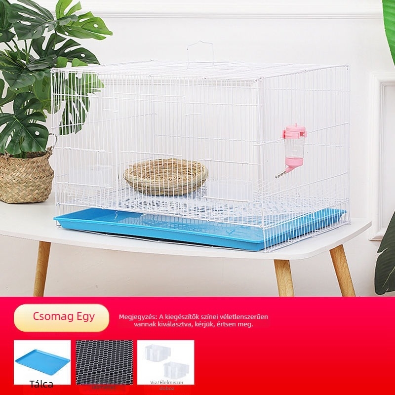 Fém nyúlketrec kisállatok számára, Eredet: Kína, Import: Nem, Márka: Egyéb, Háziállat fészek