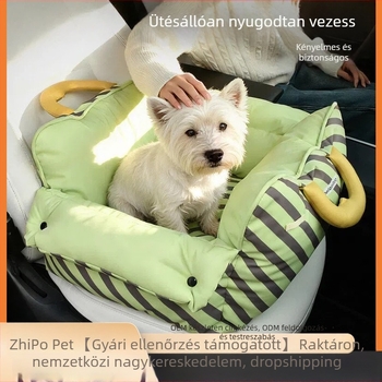 Autóba szerelhető macskaágy meleg PP pamuttal, hordozható és mosható kanapéfészek