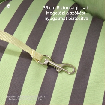 Autóba szerelhető macskaágy meleg PP pamuttal, hordozható és mosható kanapéfészek