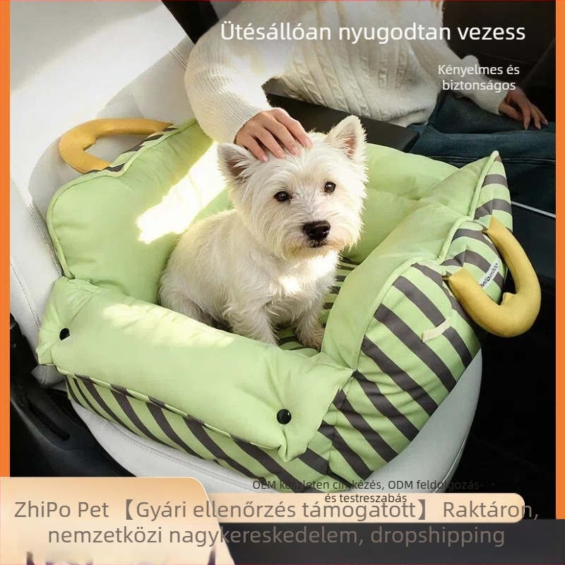Autóba szerelhető macskaágy meleg PP pamuttal, hordozható és mosható kanapéfészek