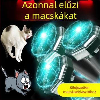 Ultrahangos kültéri macskariasztó, hosszú távú hatás, elektronikus macskariasztó
