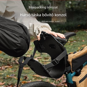 Hátsó kerékpár-rögzítő bikepacking táskához – alkalmas országúti és terep túra biciklikhez