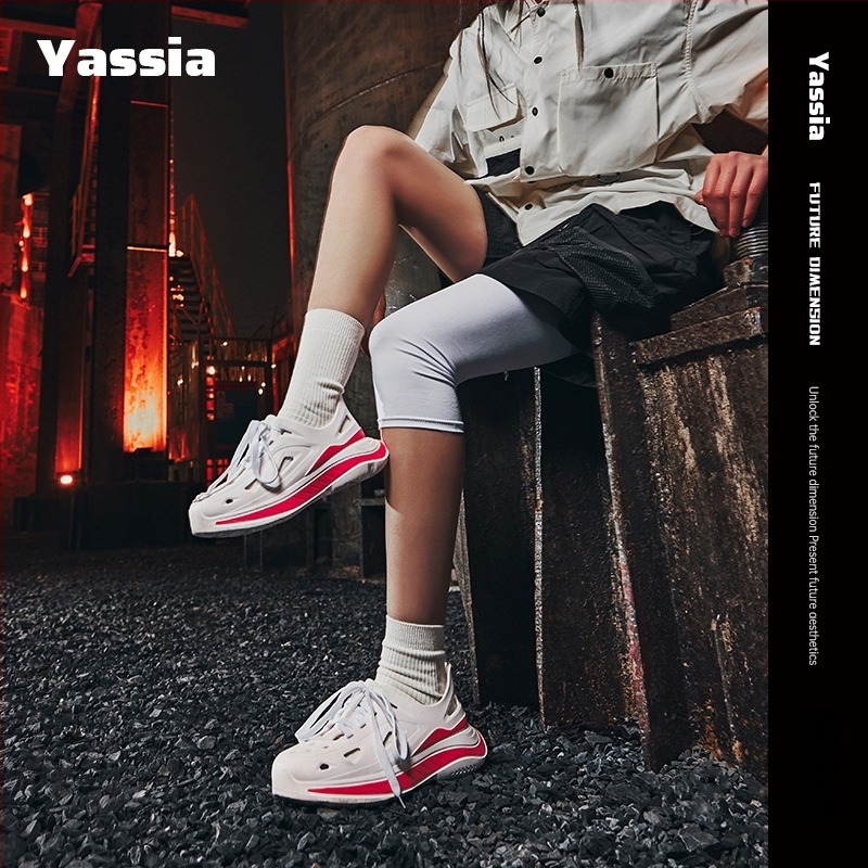 Férfiaknak szóló szandál EVA felsőrésszel és EVA talppal, strand-stílus, fűzős záródás