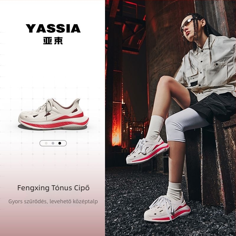 Férfiaknak szóló szandál EVA felsőrésszel és EVA talppal, strand-stílus, fűzős záródás