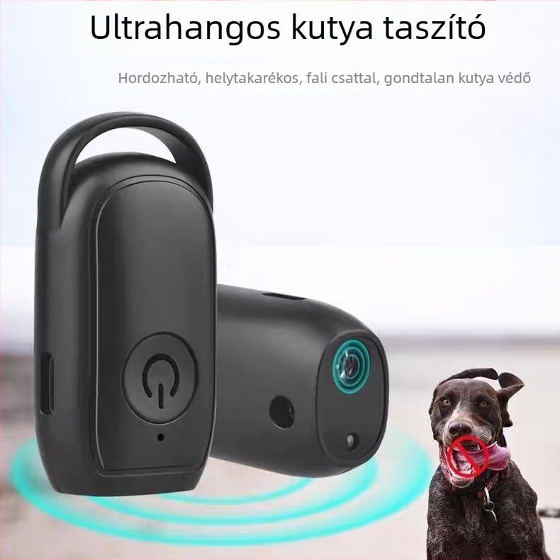 Ultrahangos kutyariasztó, ABS anyag, alkalmas kutyáknak, nem importált