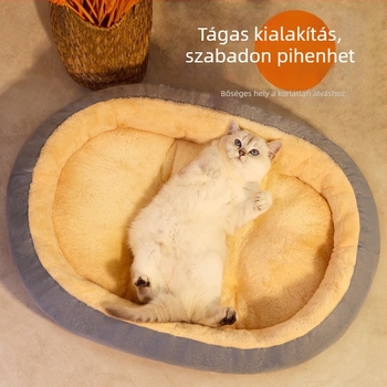 Téli meleg, vastag kutyaágy kis méretű fajtáknak (Bichon Frisé, Pomeranian) – szakadásálló matrac