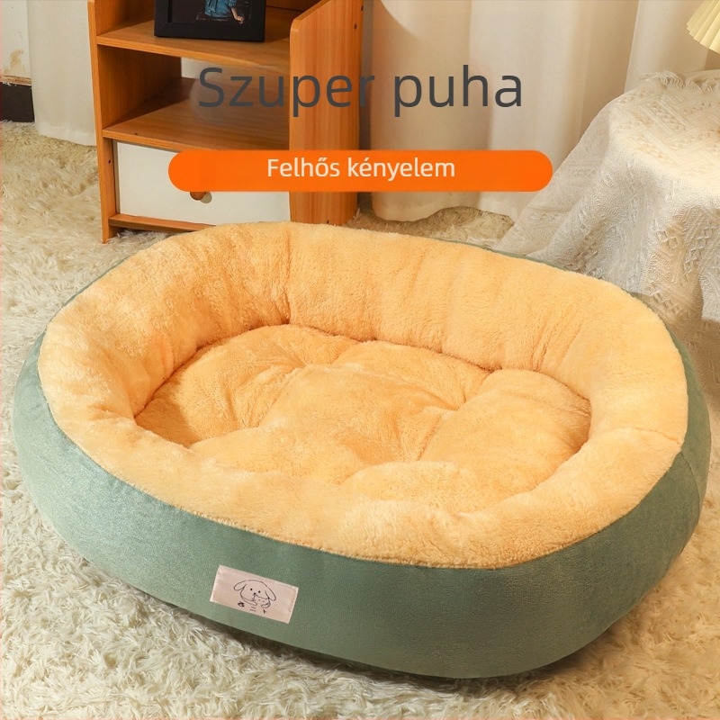 Téli meleg, vastag kutyaágy kis méretű fajtáknak (Bichon Frisé, Pomeranian) – szakadásálló matrac
