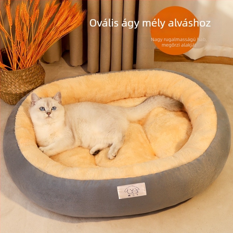 Téli meleg, vastag kutyaágy kis méretű fajtáknak (Bichon Frisé, Pomeranian) – szakadásálló matrac