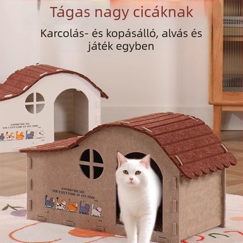 Macska fészek — poliészter rostból; Macskáknak; kisállat odúk és ketrecek