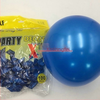 Xinlongfei latex dekoratív gömbölyű ballon esküvői ívhez, gyöngyházfényű felülettel és logónyomással