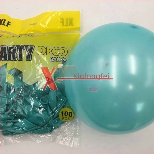 Xinlongfei latex dekoratív gömbölyű ballon esküvői ívhez, gyöngyházfényű felülettel és logónyomással