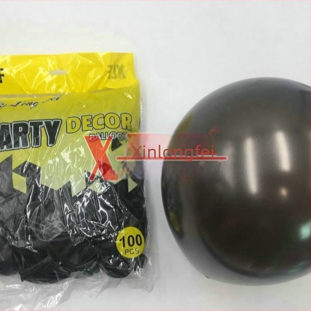 Xinlongfei latex dekoratív gömbölyű ballon esküvői ívhez, gyöngyházfényű felülettel és logónyomással