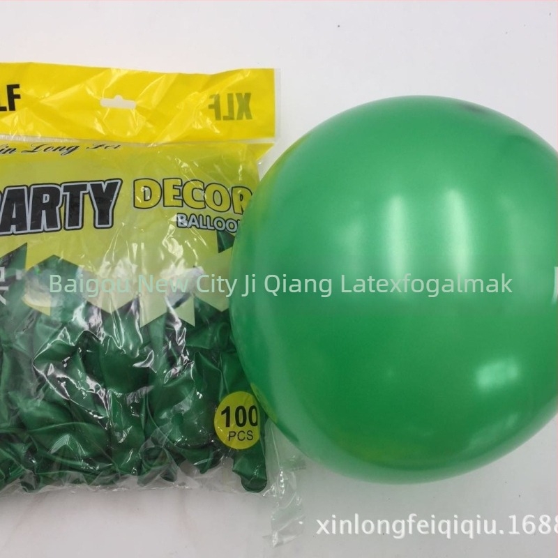 Xinlongfei latex dekoratív gömbölyű ballon esküvői ívhez, gyöngyházfényű felülettel és logónyomással