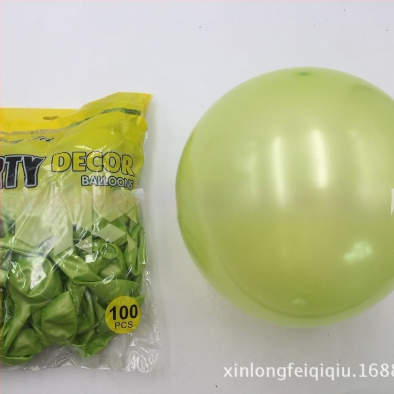 Xinlongfei latex dekoratív gömbölyű ballon esküvői ívhez, gyöngyházfényű felülettel és logónyomással