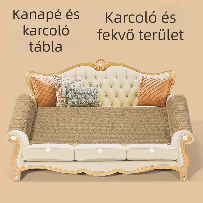Star Cat macskafészek és kaparódeszka hullámkartonból, pastoriális stílus, 8 darabos csomag, kis testű macskáknak