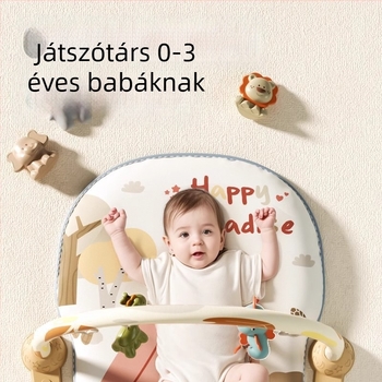 Baba zongorás tornagyakorlat pedállal – műanyag játék 0–3 éveseknek, 11 funkcióval