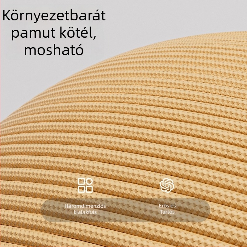 Rattan macskamedence kötél szövésű, fél-nyitott, téli meleg, egész éves használatra