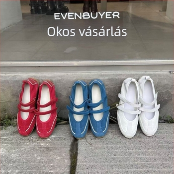 Női Mary Jane cipő rejtett magasság-növelő Velcro-zárás, bőr felsőrész, báránybőr bélés, gumi talp