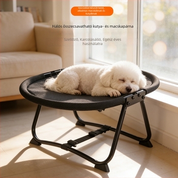 Összecsukható macskafészek - lélegző textil, négy évszakos használatra, beltéri és kültéri