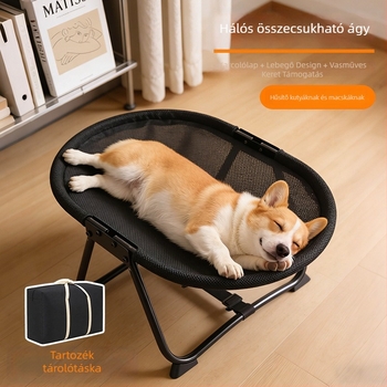 Összecsukható macskafészek - lélegző textil, négy évszakos használatra, beltéri és kültéri