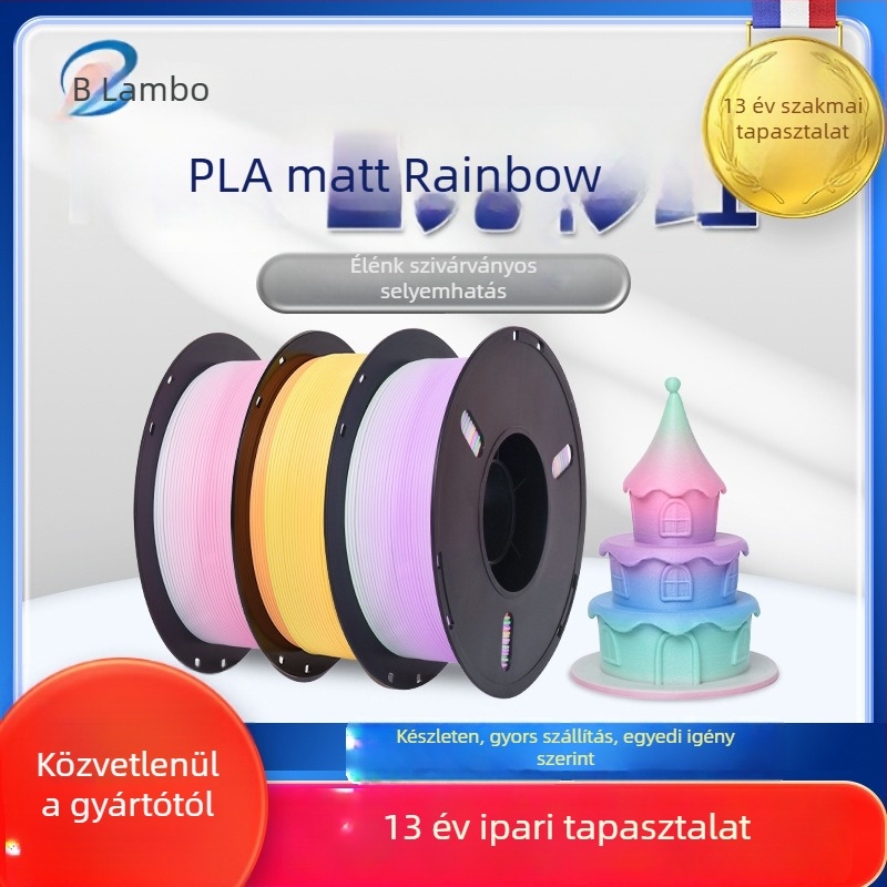Rambo PLA matt filament 3D nyomtatóhoz, 1 kg, átmérő 1,75 mm
