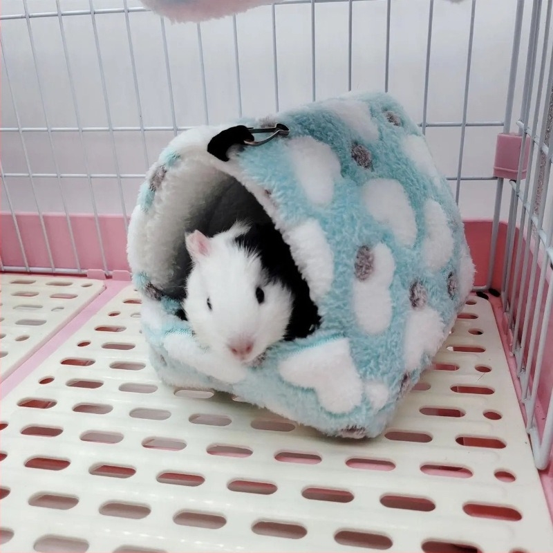 Háromszög alakú, függő meleg hálófészek kisállatok számára: Sugar glider, hamster, hedgehog, squirrel, golden hamster