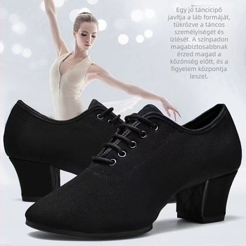 Latin tánctanárnő magas sarkú társastánc cipő, nyárra, talp: összetett anyag, felsőrész: más