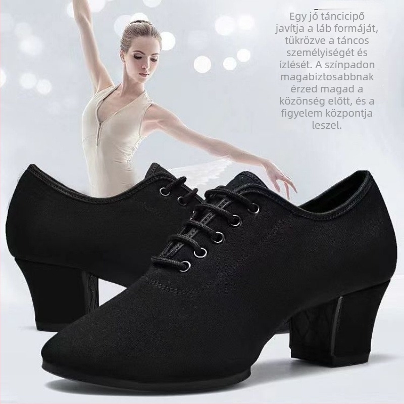 Latin tánctanárnő magas sarkú társastánc cipő, nyárra, talp: összetett anyag, felsőrész: más