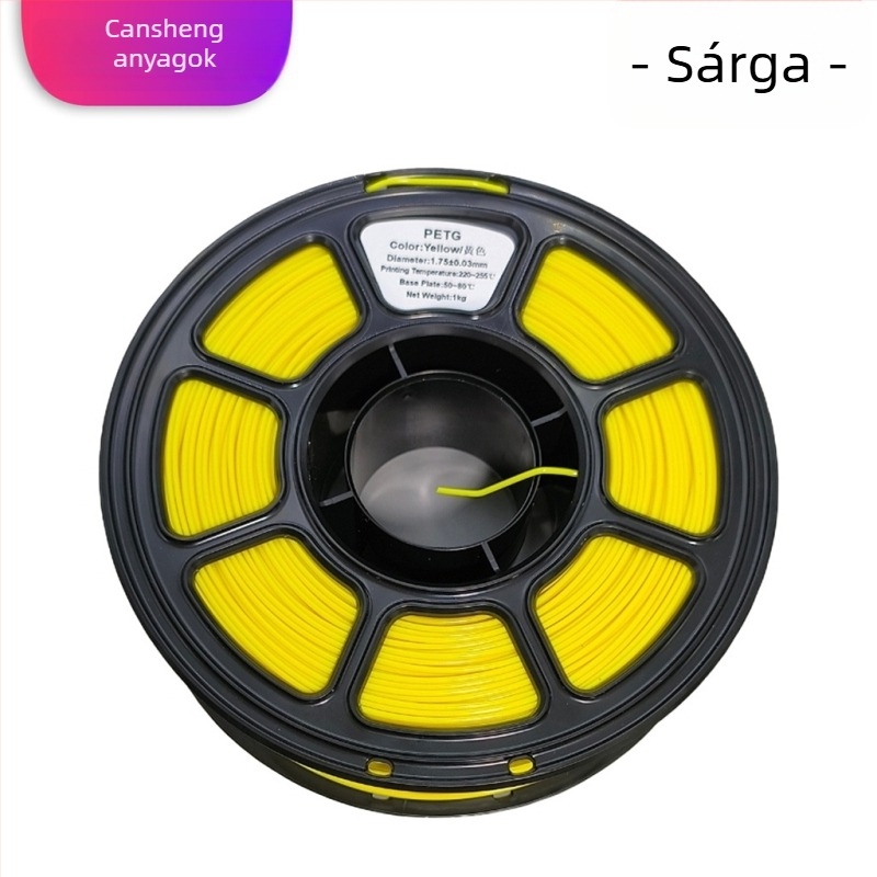 PETG 1,75 mm filament 3D tollhoz, 1 kg, Termékkód 9272