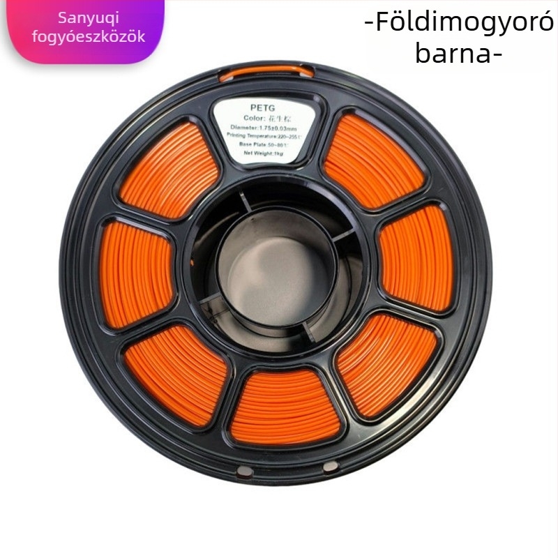 PETG 1,75 mm filament 3D tollhoz, 1 kg, Termékkód 9272